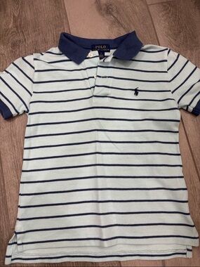 Polo by Ralph Lauren Boys' Navy Stripe Polo Shirt size 5